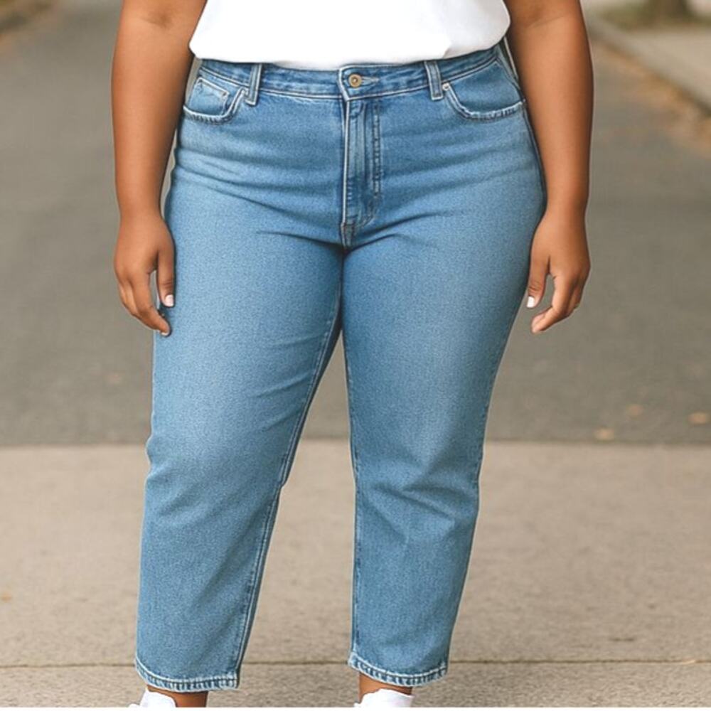 Lee Riders Vintage 80's High waist tapered leg Mom jeans Size 14P